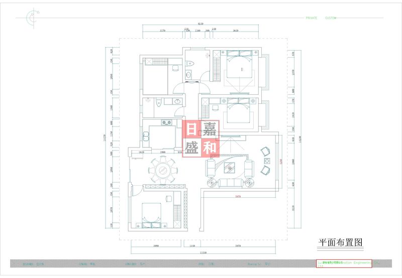 多巴興業城160m2四室裝修實景圖